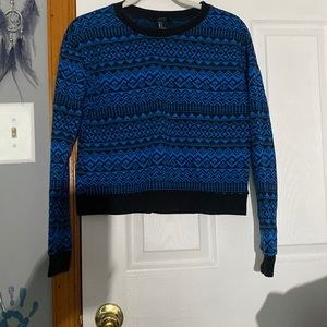 Printed cropped long sleeve